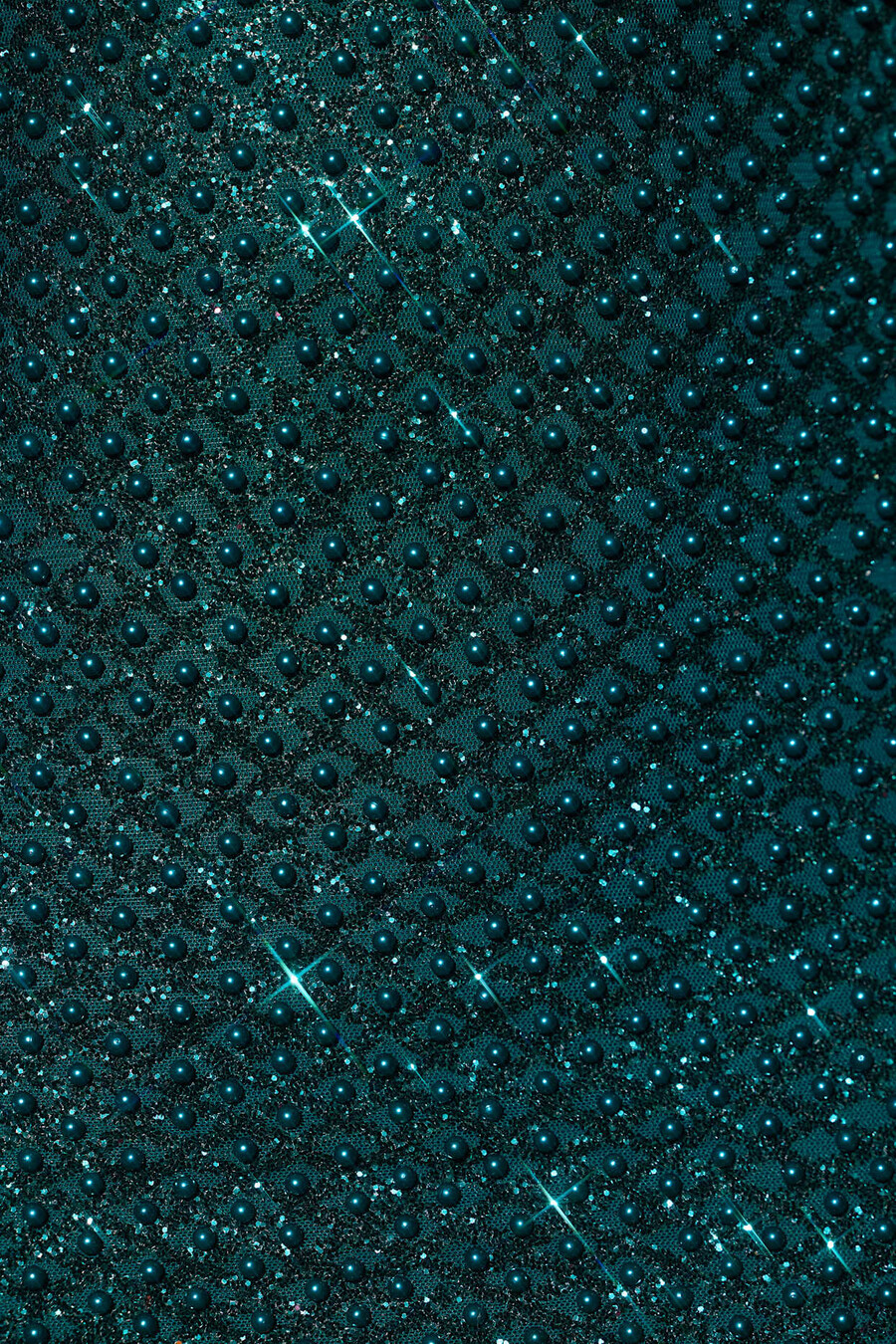 koristeltu kauluspääntiellä varustettu minimekko sinivihreänä