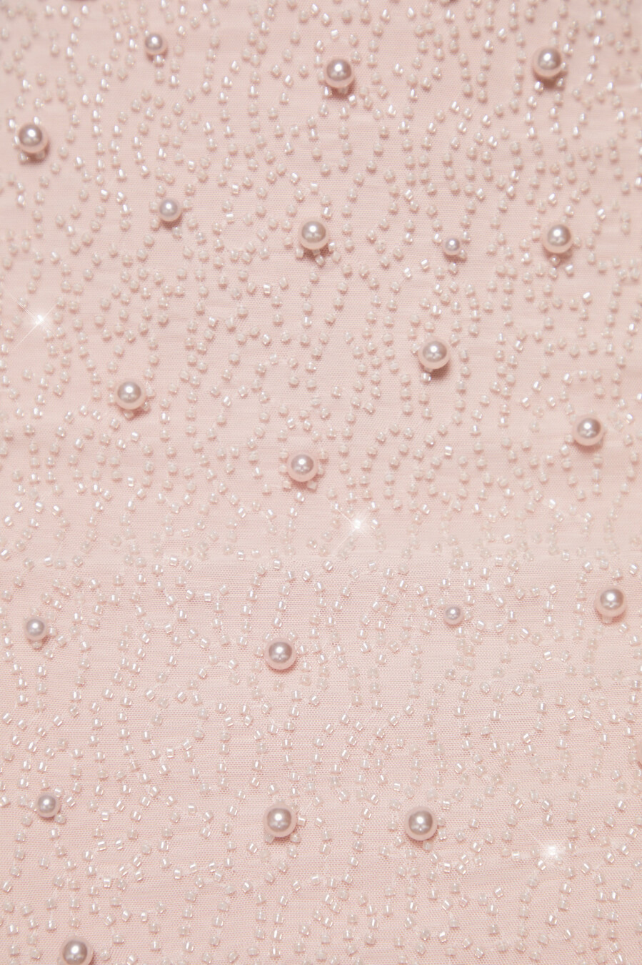 koristeltu kauluskauluksella varustettu minimekko värissä blush