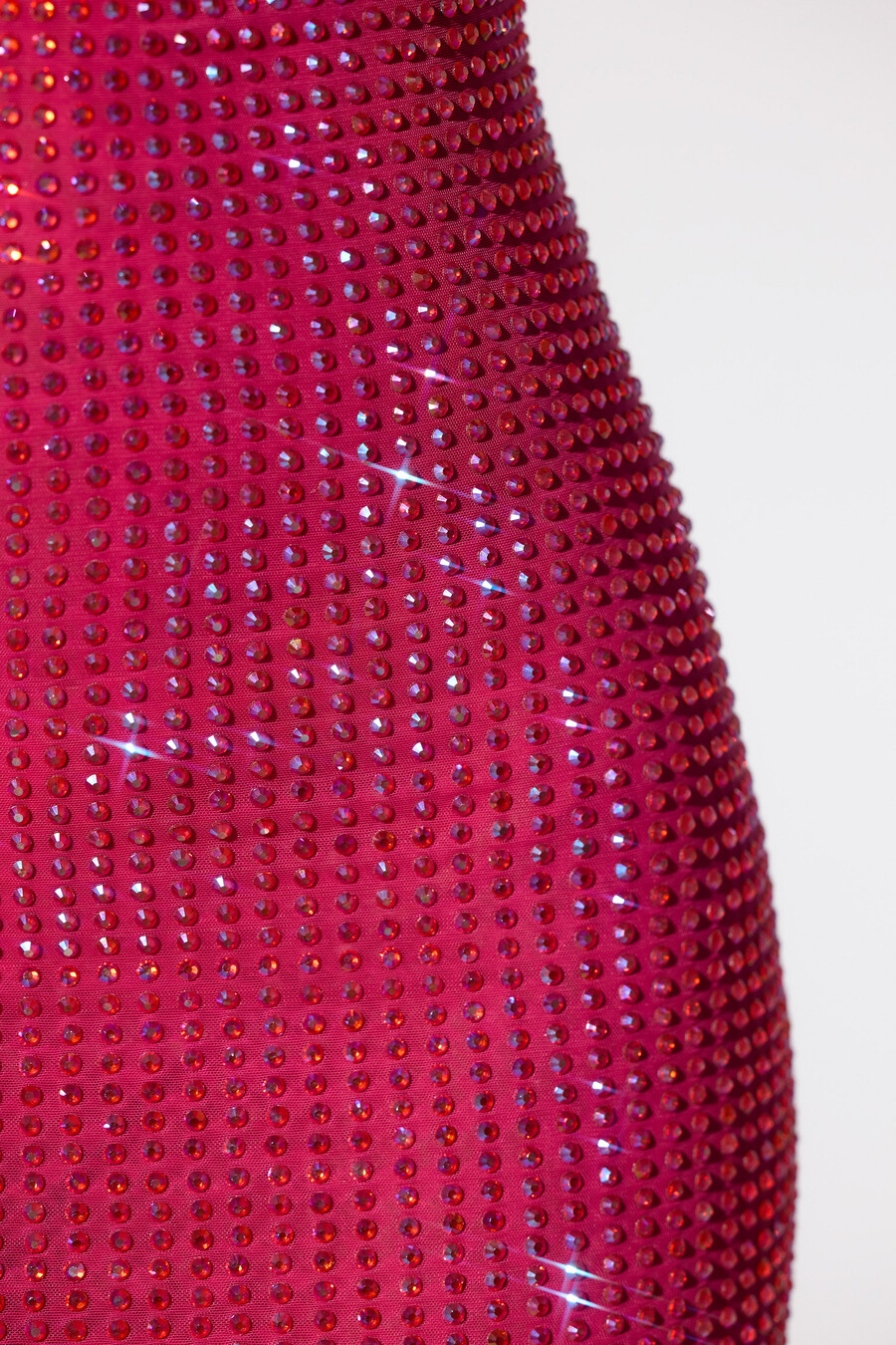 koristeltu extreme cowl neck halter -minimekko pinkki