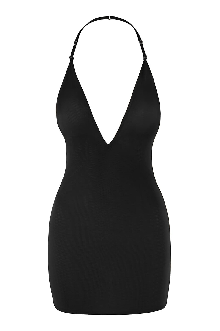 intimates pehmeä verkkokankainen monikäyttöinen minimekko mustana