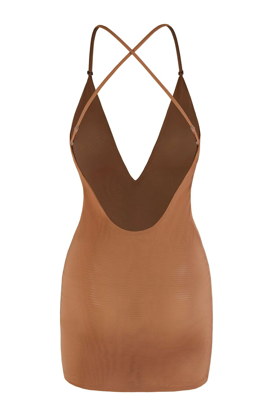 intimates soft mesh multiway mini dress -mekko hunajalla