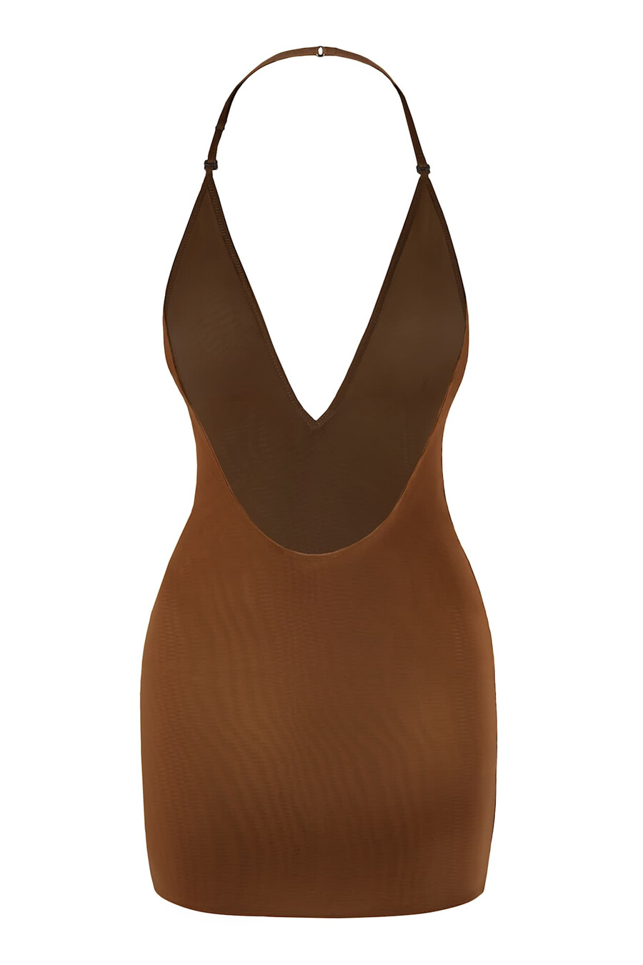 intimates soft mesh -mekko jossa monikäyttöinen kastanjanruskea kangas