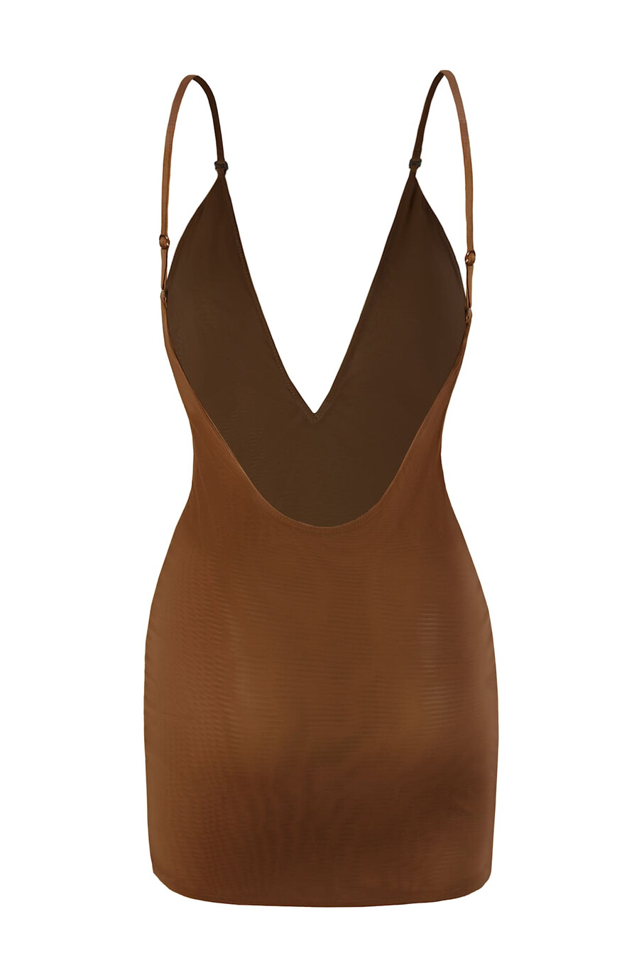 intimates soft mesh -mekko jossa monikäyttöinen kastanjanruskea kangas
