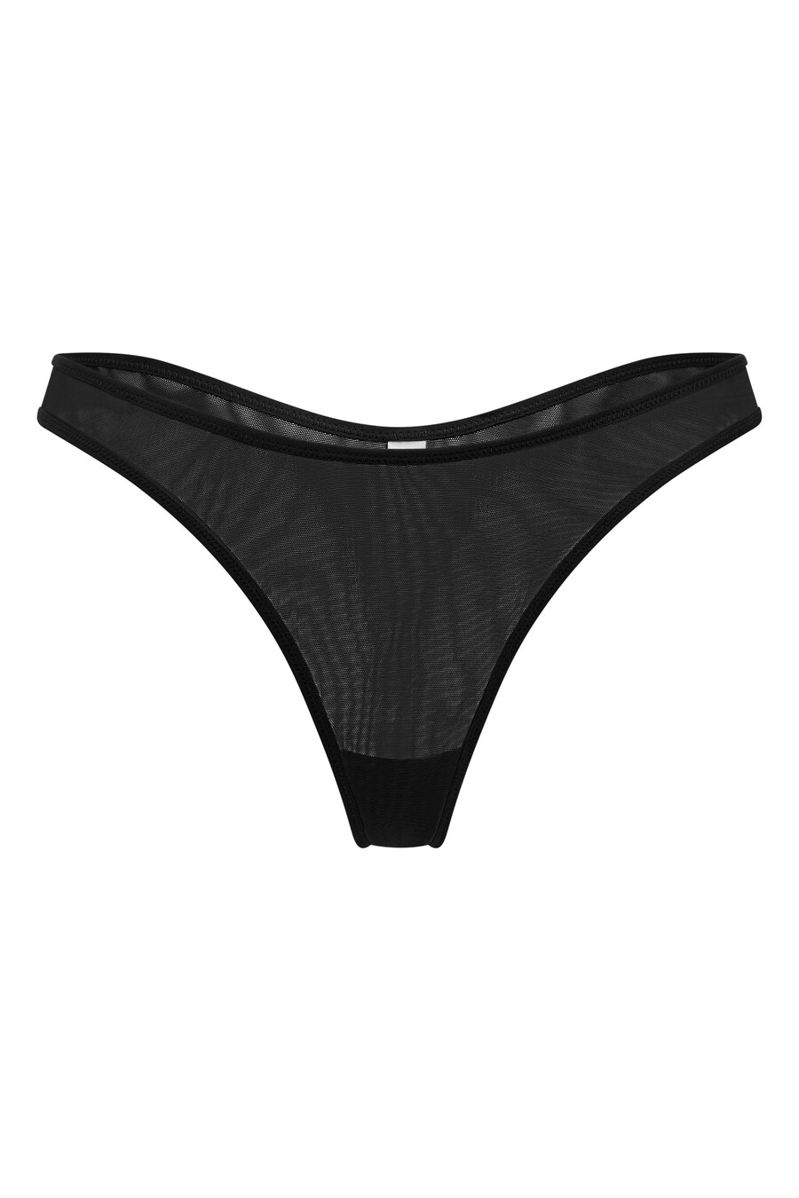 pehmeät verkkostringit mustana